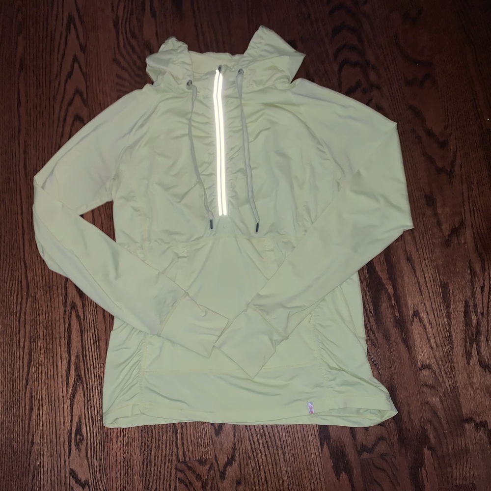 Pastel yellow quarter zip